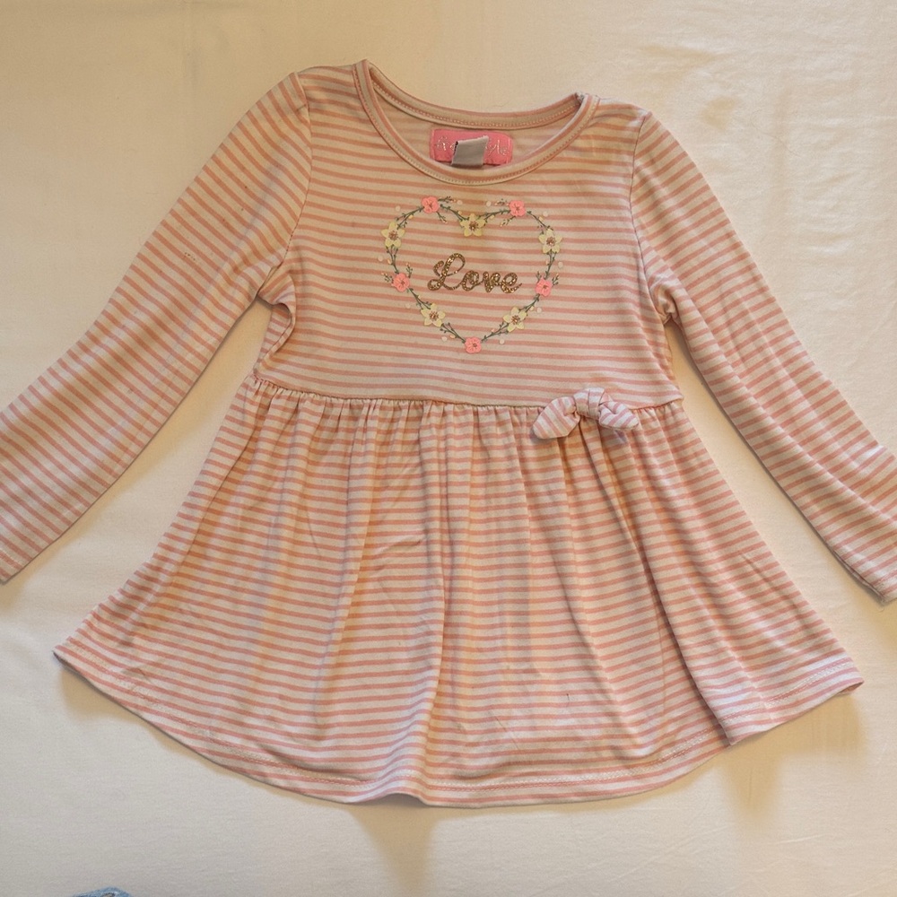 Freestyle Pink Striped Kids Dress